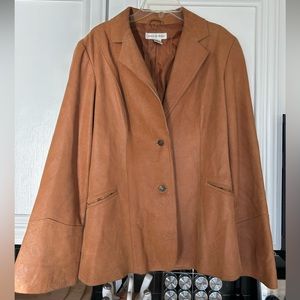 Vintage Newport News leather blazer/jacket
